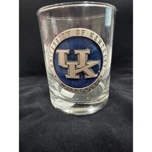 University of Kentucky UK Logo Double Old Fashioned Glass